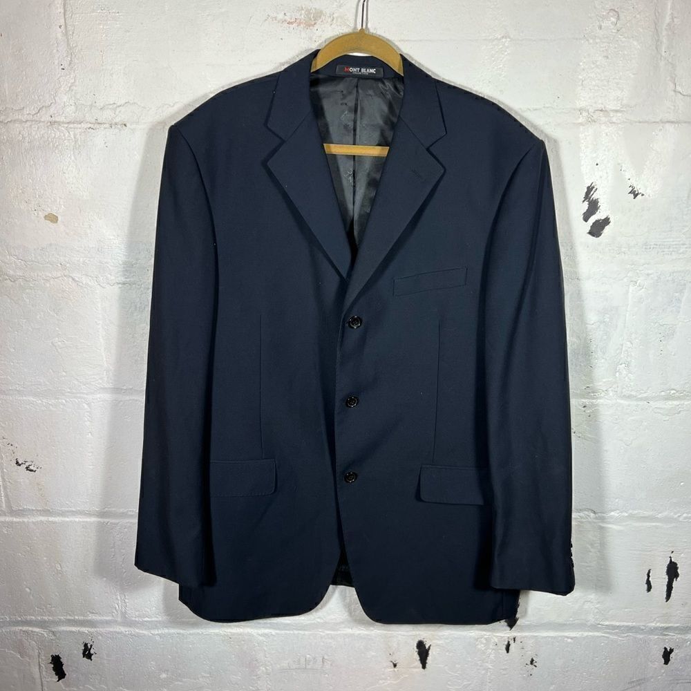 Mont Blanc Wool Blazer Jacket